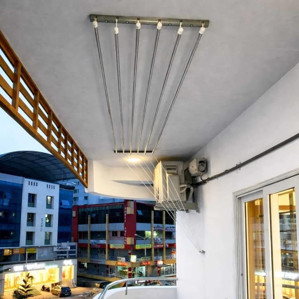 Beam-Mounted Cloth Hangers Installation