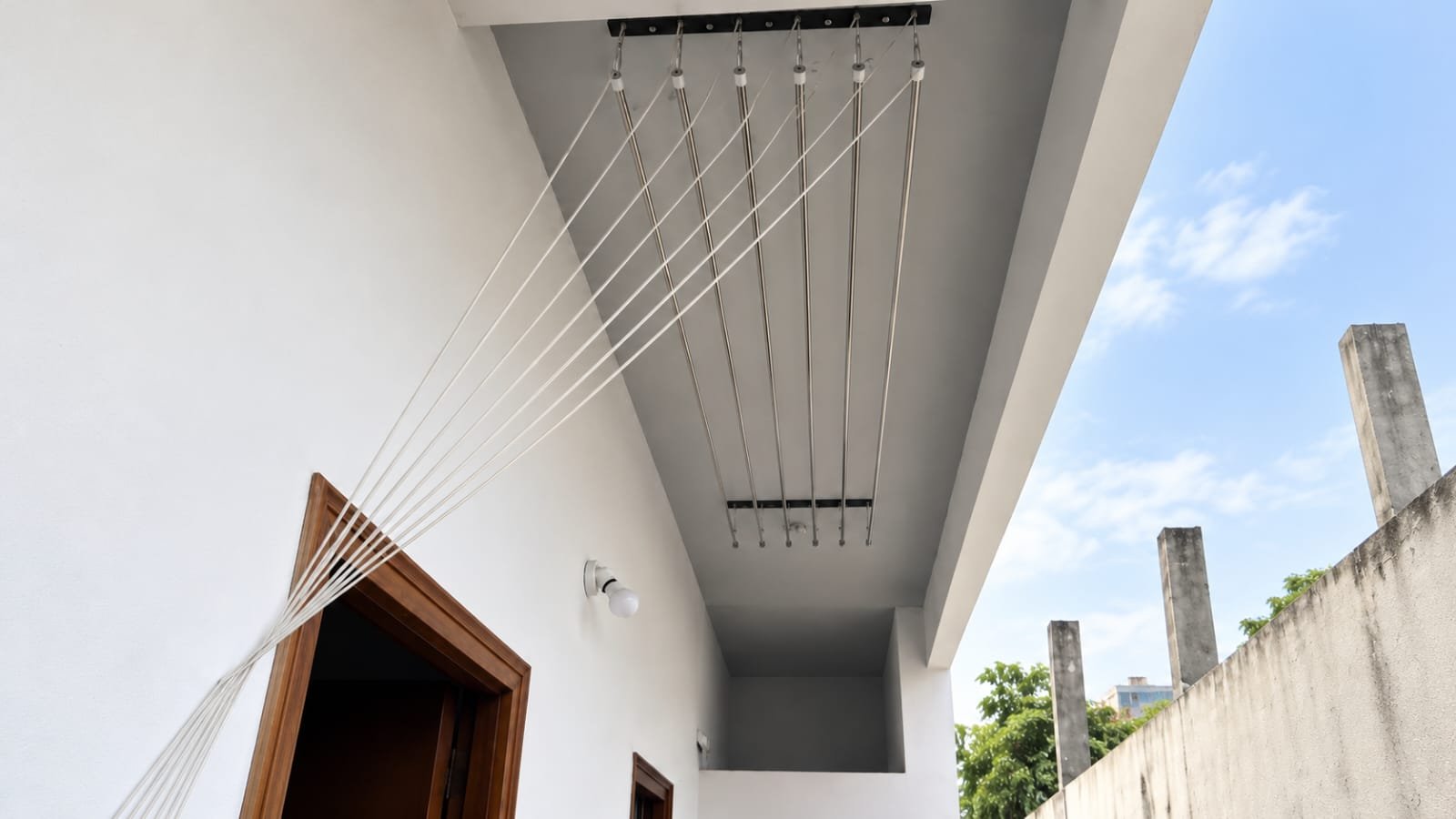 Balcony Cloth Hanger Installation in Hyderabad