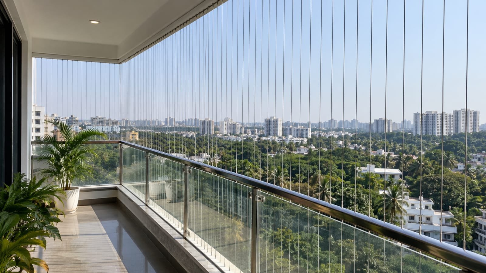 Balcony Invisible Grills in Hyderabad