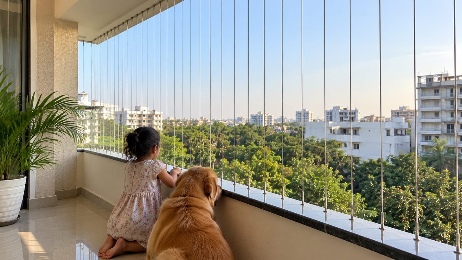 Child and Pet Safety Invisible Grills 